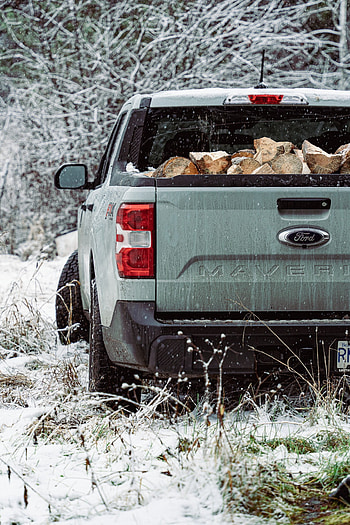 Ford Maverick, Wood, nature, truck, winter HD phone wallpaper