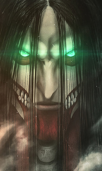 Attack on Titan Intense Titan Gaze - Epic Anime , Anime, Attack on Titan HD phone wallpaper