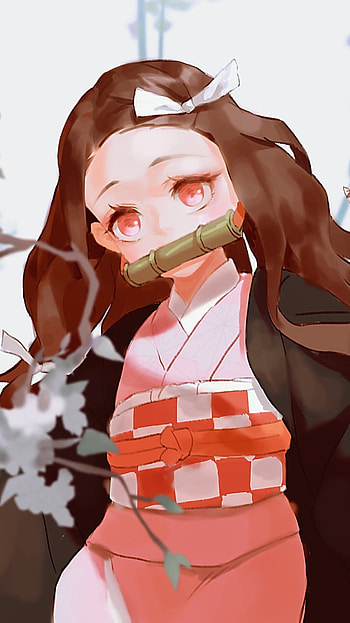 Nezuko Kamado, Anime, Demon Slayer: Kimetsu no Yaiba HD phone wallpaper