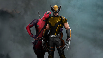 Deadpool And Wolverine Adventure, deadpool-and-wolverine, deadpool-3, wolverine, deadpool, superheroes, artwork, digital-art, deviantart HD wallpaper