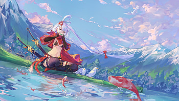 Original, anime, CG, art HD wallpaper