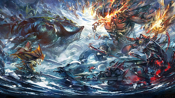 dota 2, epic battle, art HD wallpaper