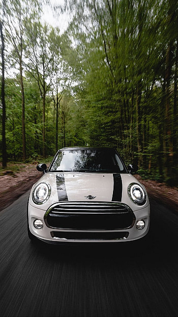 Mini cooper, automotive lighting, vehicle registration plate HD phone wallpaper