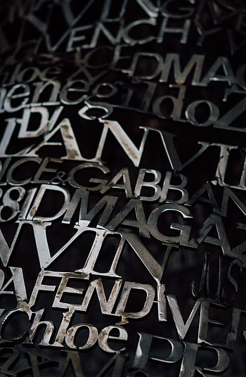 Dark, Texture, Textures, Metal, Metallic, Letters, Silver, Silvery HD phone wallpaper