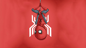 Spiderman Homecoming Homemade Suit Minimal , spiderman-homecoming, spiderman, superheroes, minimalism, minimalist, deviantart HD wallpaper