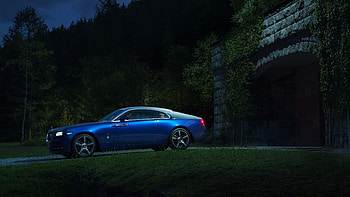 Blue, Rolls-Royce Wraith, luxury car HD wallpaper