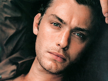 Handsome Jude Law, closeup, humnk, face, jude law, green eyes, handsome HD wallpaper
