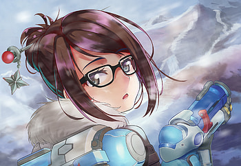 Mei Overwatch , High-quality , Mei's ice abilities, Overwatch art HD wallpaper