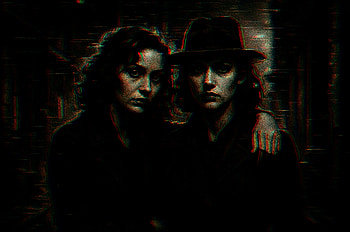Sisterhood Shadows – Ultra of Unbreakable Bond, Sisterhood, dark, vintage style, portrait HD wallpaper