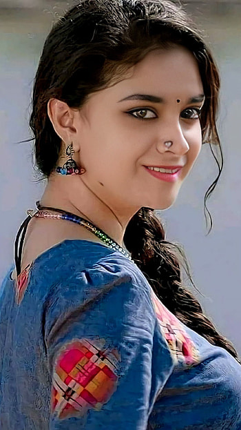 Keerthi Suresh, good luck saki HD phone wallpaper