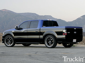 Blue & Black, ford, custom paint, f 150, truck HD wallpaper