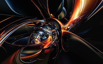 Abstract, Shine, Light, Form, Figurine, Alloy HD wallpaper