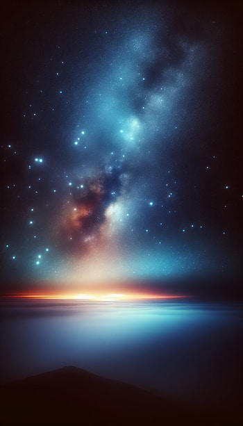 Starry Night Sky , galaxy, Night Sky, Stars, cosmic HD phone wallpaper