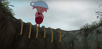 Piglet, Animation, Winnie-the-Pooh, Rescuer character HD wallpaper
