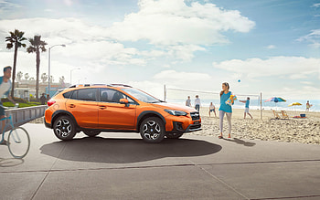 2022, Subaru XV, front view, exterior, orange XV, compact crossover, Japanese cars, Subaru HD wallpaper