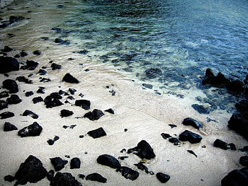 Nature, Water, Stones, Sand, Shore, Bank HD wallpaper