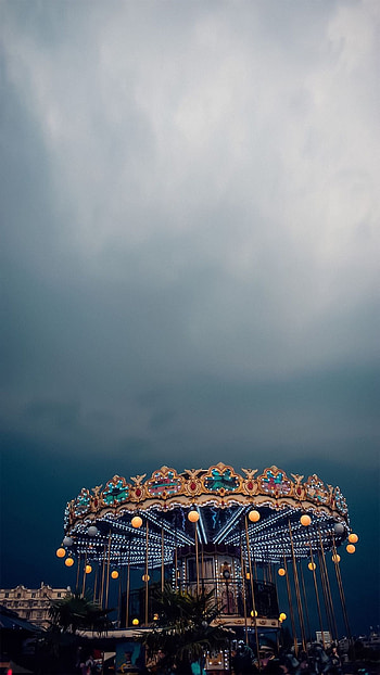 Merry-go-round, , Aesthetic HD phone wallpaper