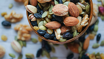 Peanuts, pecans, almonds, Nutty trio, Versatile nut varieties, Health benefits HD wallpaper