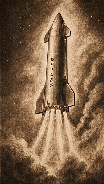 Starship Ascent — SpaceX , Rocket HD phone wallpaper