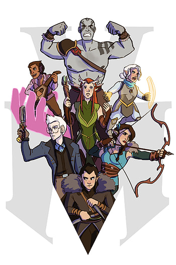 The Legend of Vox Machina, Artstation gallery, Artistic creations, Digital art HD phone wallpaper