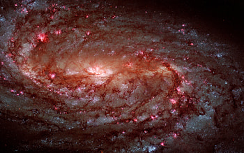 Galaxy, space, stars, gas HD wallpaper