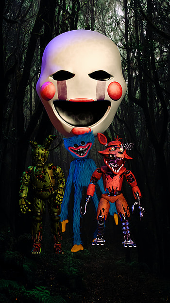 five nigths at freddy, art, Terror HD phone wallpaper