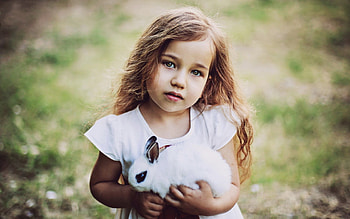 * Beautiful *, sweet, bunny, baby, beautiful, child, beauty HD wallpaper