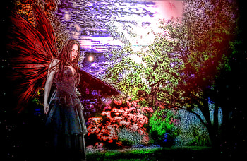Faerie Queen, floral, fairy, color, beauty HD wallpaper