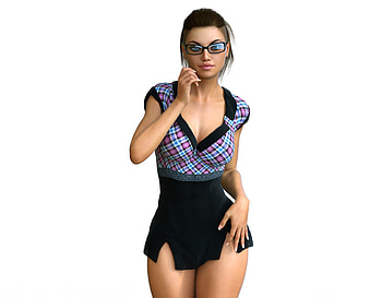 Hot Girl 3d CGI, girls, 3d, cgi, artist, artwork, art HD wallpaper