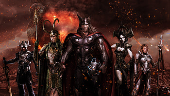 Thor Ragnarok Fan Poster, thor-ragnarok, movies, 2017-movies, thor, deviantart HD wallpaper
