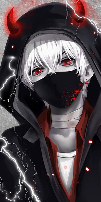 Fondo de pantalla lobo, Demon Boy Anime HD phone wallpaper