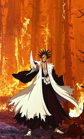 Zaraki Kenpachi, Kenpachi Zaraki, Anime, Bleach HD phone wallpaper