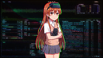 Mikoto Misaka As Programmer, mikoto-misaka, anime-girl, anime, artist, artwork, digital-art HD wallpaper