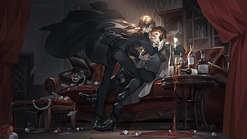 Osamu Dazai & Chūya Nakahara, Chuya Nakahara, Osamu Dazai, Anime, Bungou Stray Dogs HD wallpaper