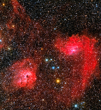 Universe, Stars, Shine, Light, Nebula, Glow HD phone wallpaper