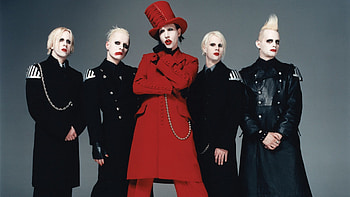 Marilyn Manson band, Iconic goth vibes, Music encyclopedia, Rock subculture HD wallpaper