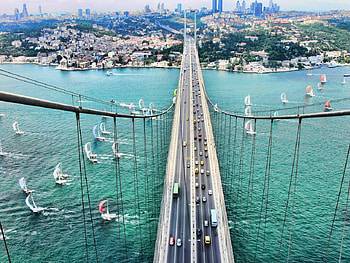 Bridge, Aerial HD wallpaper