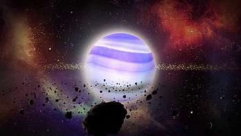 Animated meteor, Live , Windows and macOS, Interactive astral art HD wallpaper