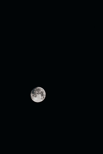 Universe, Night, Moon, Dark, Satellite HD phone wallpaper