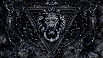 hell's gate, gothic, eerie, lion, dark HD wallpaper