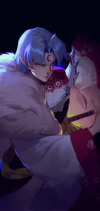 InuYasha, Sesshomaru, White hair, Anime warriors HD phone wallpaper