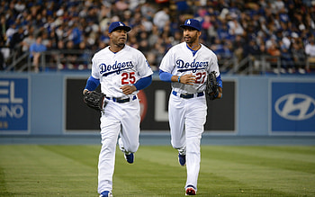 Carl Crawford and Matt Kemp, Los Angeles Dodgers HD wallpaper