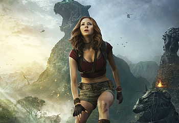 Karen Gillan As Ruby Roundhouse Jumanji Welcome To The Jungle, jumanji-welcome-to-the-jungle, 2017-movies, movies, karen-gillan HD wallpaper