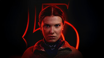 Millie Bobby Brown As Eleven In Stranger Things Season 5, millie-bobby-brown, stranger-things-season-5, netflix, stranger-things, tv-shows, poster HD wallpaper