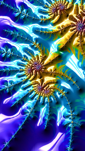 Fractal Art Trippy Psychedelic Background for Smart, trippy, colorful, colors, psychedelic, blue, Abstract, fractal, abstract blue HD phone wallpaper