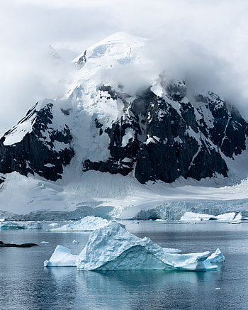 Nature, Water, Ice, Snow, Mountain, Fog, Glacier HD phone wallpaper