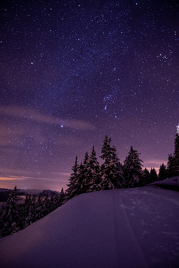 Night view, atmosphere, sky HD phone wallpaper