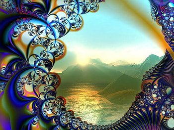 Sunrise, abstract HD wallpaper