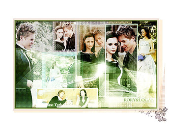 Rory & Logan, alexis bledel, logan huntzberger, gilmore girls, rory gilmore, matt czuchry HD wallpaper