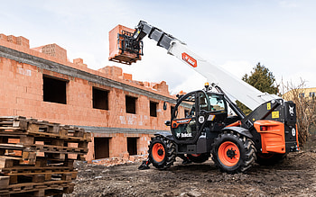 Bobcat T40 180SLP, Telehandler, construction machinery, Telescopic arm, modern machinery, Bobcat HD wallpaper